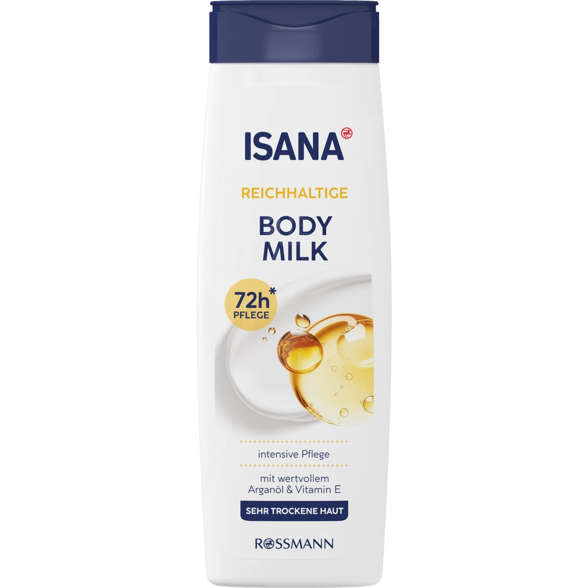 ISANA Rich Body Milk, 400 ml ISANA Rich Body Milk 400 ml with shea butter and vitamin E for dry skin