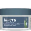 Lavera Calming Night Cream with organic aloe vera, almond oil and ectoin can