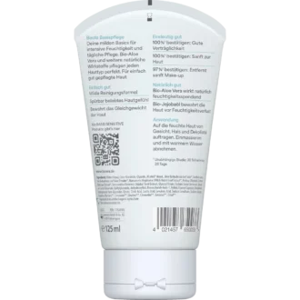 Lavera Basis Sensitive Cleansing Gel 125 ml back