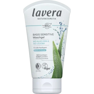 Lavera Basis Sensitive Cleansing Gel, 125 ml Lavera Basis Sensitive Cleansing Gel 125 ml front