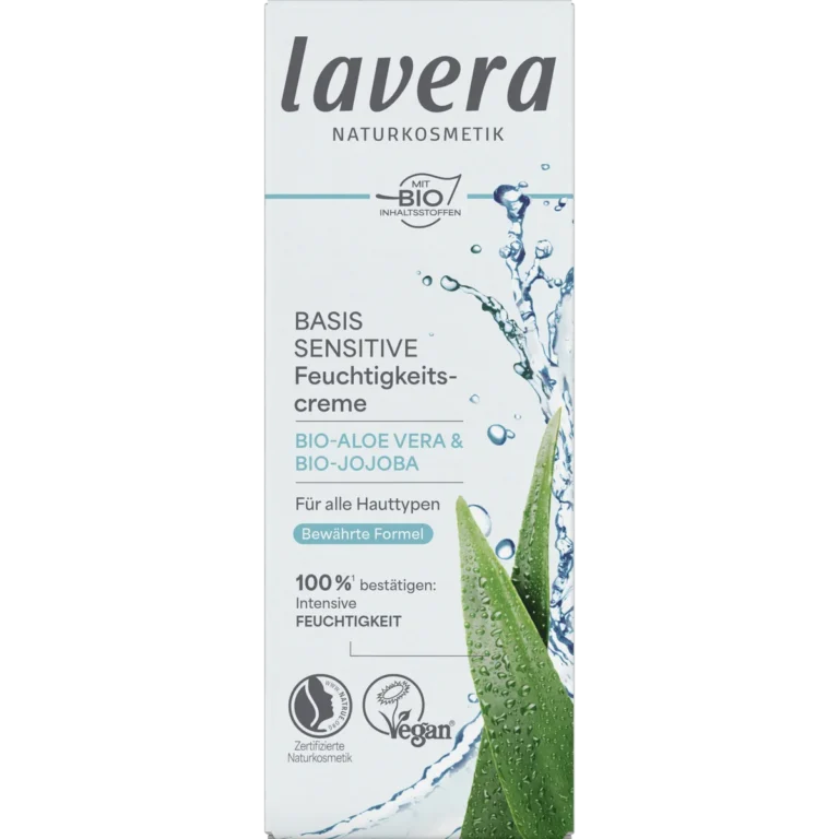 Lavera Basis Sensitive Moisturizing Cream, 50 ml Lavera Basis Sensitive Moisturizing Cream 50 ml packing front