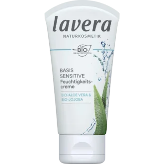 Lavera Basis Sensitive Moisturizing Cream, 50 ml Lavera Basis Sensitive Moisturizing Cream 50 ml tube front