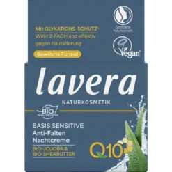 Lavera Basis Sensitive Q10 Anti-Wrinkle Night Cream 50 ml front