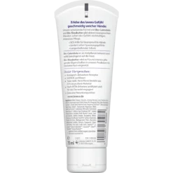 Back of lavera Repair Hand Cream 75 ml packaging