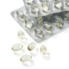 Mivolis Omega-3 Algae Oil Capsules, 30 pc Mivolis Omega-3 Algae Oil Capsules back with nutrition facts, detail