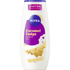 NIVEA Caramel Fudge Shower Gel 250 ml with salted caramel and vanilla fragrance