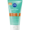 NIVEA Derma Skin Clear Exfoliating Scrub 150 ml with salicylic acid and niacinamide for blemish-prone skin