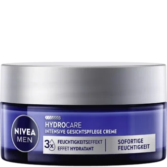 NIVEA MEN HydroCare Intensive Moisturizing Face Cream, 50 ml NIVEA MEN HydroCare Intensive Moisturizing Face Cream 50 ml with aloe vera, panthenol and shea butter