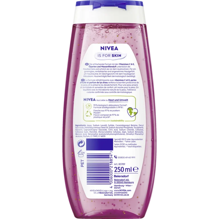 Nivea Waterlily & Oil Shower Gel ,250 ml Nivea Waterlily & Oil Shower Gel ,250 ml - Image 2