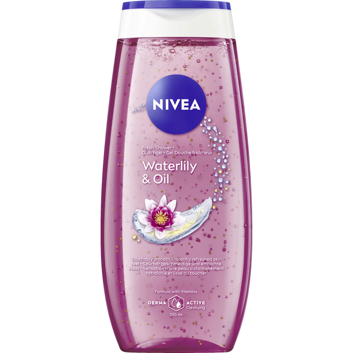 Nivea Waterlily & Oil Shower Gel ,250 ml NIVEA Waterlily & Oil Shower Gel 250 ml with vitamins C and E and nourishing oil pearls