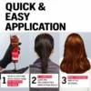 Back of Schwarzkopf Brillance Copper Hair Glossing 150 ml - Application