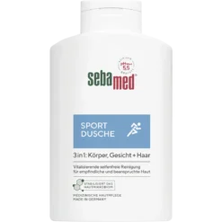 Sebamed Sport Shower 3-in-1 400 ml pH 5.5 soap-free cleanser for sensitive skin, face and hair
