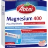 Abtei Magnesium 400 Plus Vital Direct, 20 sticks with 400 mg magnesium and B vitamins