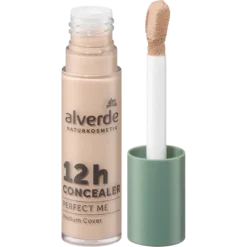 alverde 12h Perfect Me Concealer shade 40, 10 ml, with aloe vera and buildable coverage