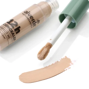 alverde Perfect Me Concealer shade 40 detail highlighting aloe vera and up to 12-hour wear