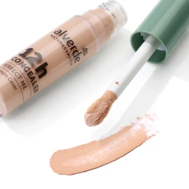 alverde Perfect Me Concealer shade 50 detail highlighting aloe vera and up to 12-hour wear