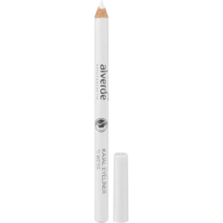 alverde Kajal Eyeliner 15 White 1.1 g cosmetic eye pencil with NATRUE-certified natural formula
