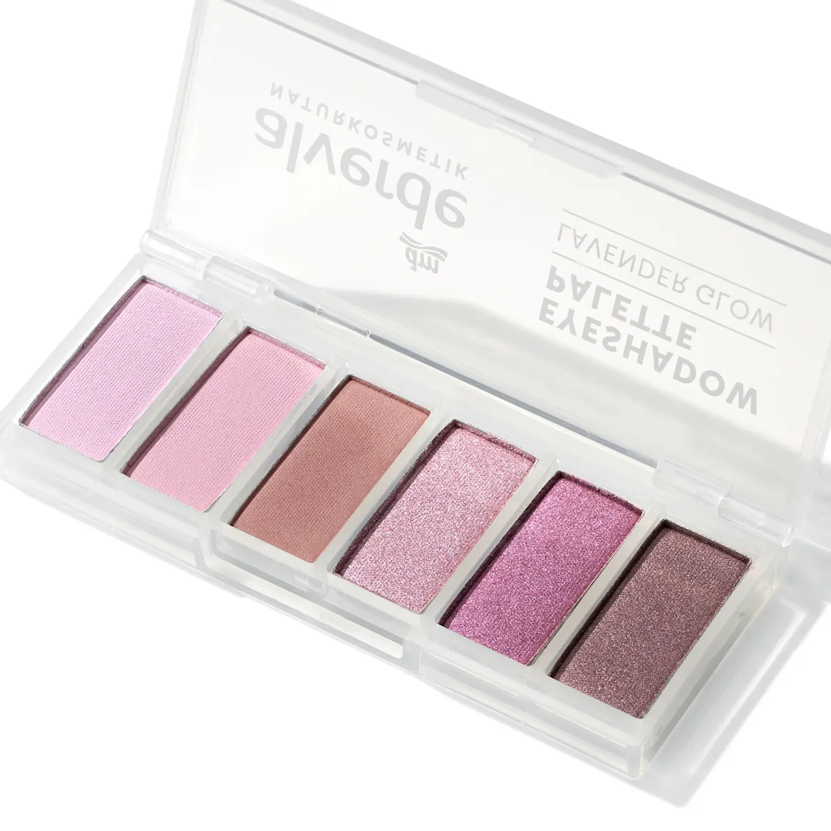 Alverde Lavender Glow Eyeshadow Palette, 7.8 g alverde Lavender Glow Eyeshadow Palette 60 with six matte and shimmer eyeshadows, 7.8 g