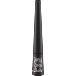 Back packaging of alverde Liquid Eyeliner 10 Black showing product information and ingredients