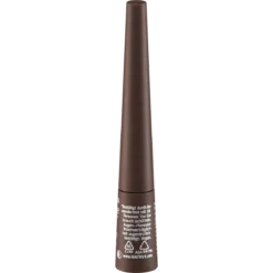 Back packaging of alverde Liquid Eyeliner 20 Brown showing product information and ingredients