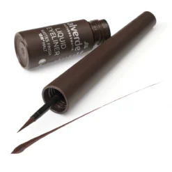 Fine applicator tip of alverde Liquid Eyeliner 20 Brown for precise matte brown eyeliner application
