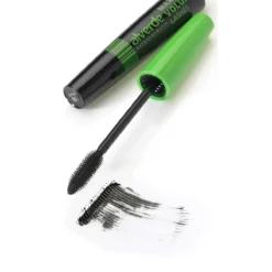 alverde Maximize Volume Mascara 10 Black with precision rubber brush for fuller-looking lashes