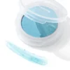 Detail view of alverde Mono Matte Eyeshadow 12 Aquatic Blue, matte blue shade, 1.5 g