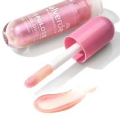 Pink shimmering finish of alverde Pure Shine Lip Gloss 20 Pink Crush