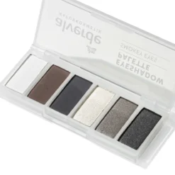 alverde Smokey Eyes Eyeshadow Palette 10 with six matte and shimmer eyeshadows, 7.8 g