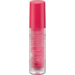Back of alverde Watermelon Lip Oil 3.9 ml packaging showing ingredients and product information