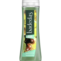 Badedas Wild Forest Bath & Shower Gel 600 ml bottle with chestnut and pine-inspired fragrance