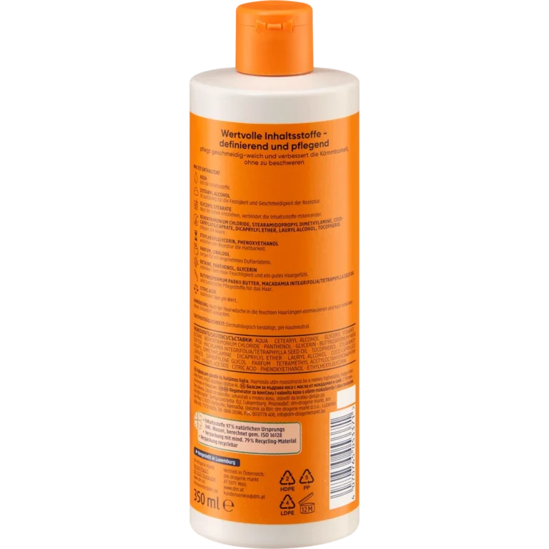 Balea Beauty Essentials Curl Conditioner 350 ml ingredients and directions for curly and coily hair
