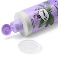 Balea Beauty Essentials Strengthening Shampoo packaging detail featuring rosemary and sage extracts