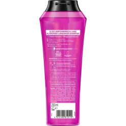 Gliss Seductively Long Shampoo 250 ml back with product and hair care information
