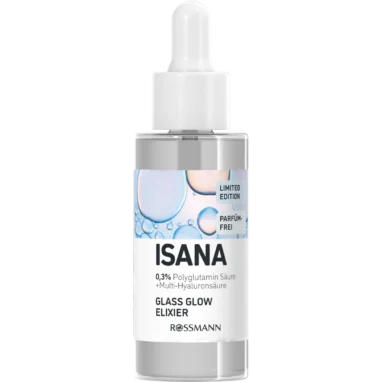 ISANA Glass Glow Elixir 30 ml – Bottle