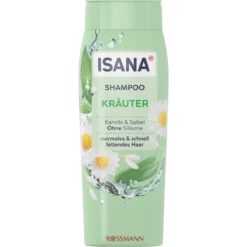 Front of ISANA Herbal Shampoo 300 ml