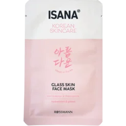 ISANA Korean Skincare Glass Skin Mask, front view
