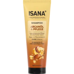 Front of ISANA Professional Argan Oil & Care Shampoo 250 ml