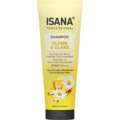 Front of ISANA Professional Blond & Shine Shampoo 250 ml