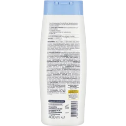Back of ISANA Professional Deep Cleansing Shampoo 250 ml showing ingredients and product information