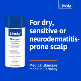 Linola Shampoo with Linoleic Acid for Dry & Sensitive Scalp, 200 ml Linola Shampoo with Linoleic Acid, 200 ml, gentle shampoo for dry and sensitive scalp