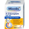 Mivolis A-Z Complete Depot 50+ multivitamin and mineral supplement with lutein, 100 tablets