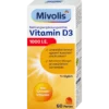 Mivolis Vitamin D3 1000 IU supplement packaging with 60 softgels for daily vitamin D intake