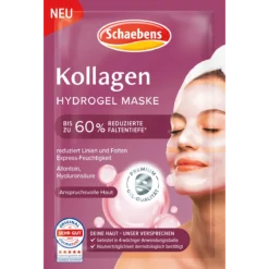 Schaebens Collagen Hydrogel Mask for moisturizing facial care, front view