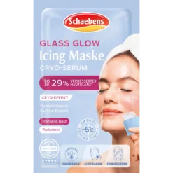 Schaebens Glass Glow Icing Mask Cryo-Serum, 2 x 8 ml, front view