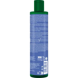Back of Weleda Rosemary Revitalizing Shampoo 250 ml bottle showing ingredients and product information
