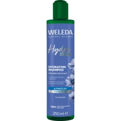 Weleda Rosemary Revitalizing Shampoo with organic rosemary oil and hyaluronic acid, 250 ml bottle