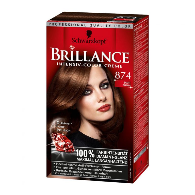 Schwarzkopf Brillance 874 Velvet Brown German Drugstore